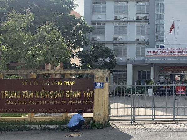 CDC Đồng Tháp tạm dừng hoạt động sau khi phát hiện thêm 10 ca nghi mắc COVID-19