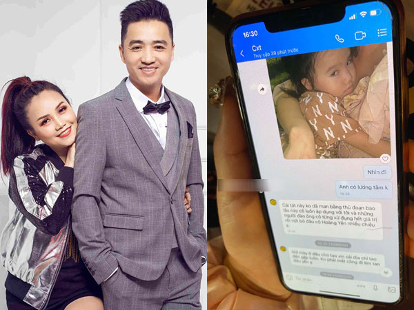 Chồng cũ gửi tin nhắn sau khi đánh gãy mũi Hoàng Yến, nội dung có chi tiết gây tò mò
