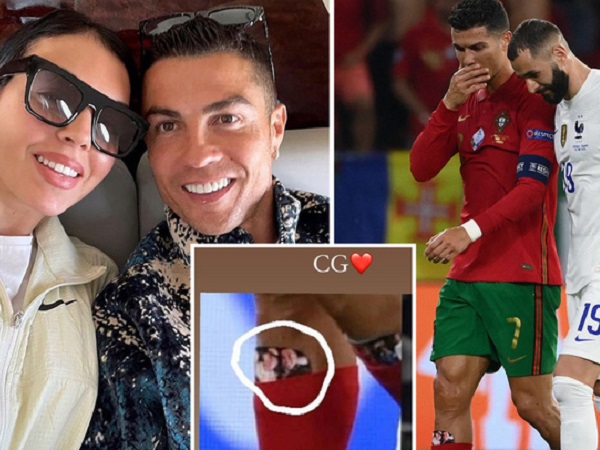 Hé lộ bí mật đáng yêu nhất mùa Euro 2020: Ronaldo bảo vệ đôi chân bằng hình ảnh của bạn gái Georgina
