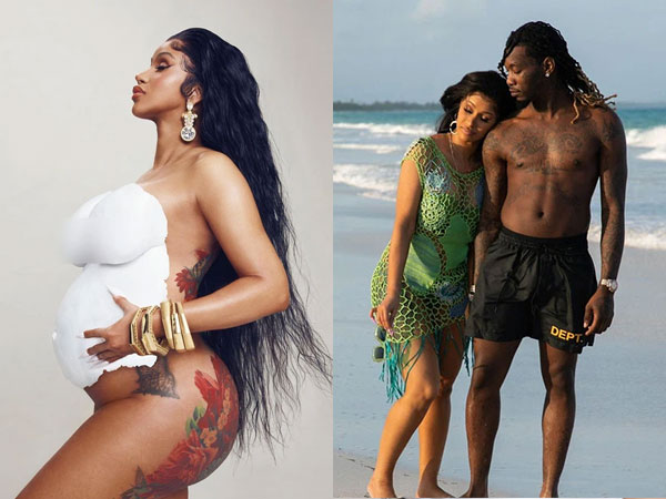 Hot: Cardi B tung ảnh nude 100% khoe bụng bầu gây bão toàn cầu, mang thai lần 2 cho người chồng chuyên ngoại tình