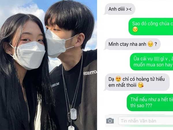 Yêu 23 ngày liên tục đòi chia tay để bắt bạn trai tặng son, dòng tin nhắn của anh chàng khiến cô gái 'muối mặt'