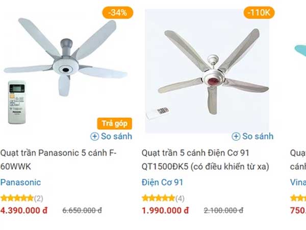 Quạt trần chạy suốt đêm ngày hết hơn 1k tiền điện: Chọn loại nào vừa rẻ vừa tiết kiệm điện?