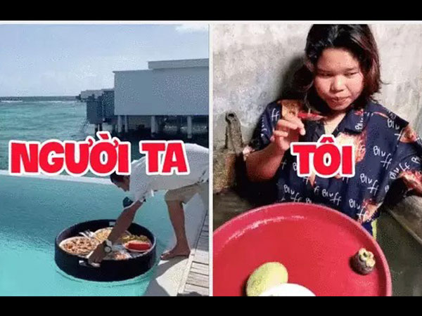 Đua trend bữa sáng nổi sang chảnh theo phong cách 'cây nhà lá vườn', biểu cảm của cô gái trẻ khiến dân mạng 'cười muốn nội thương'