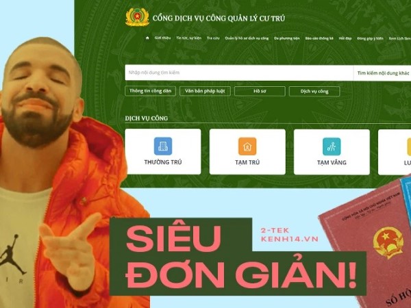 Từ hôm nay (1/7) người dân có thể đăng ký tạm trú, tạm vắng online, thao tác 'nhanh gọn lẹ'