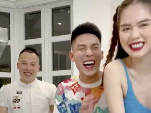 Vũ Khắc Tiệp ẩn ý khen Ngọc Trinh về 'chuyện ấy' ngay trên livestream, nói gì mà nữ hoàng nội y chỉ biết cười sượng trân?