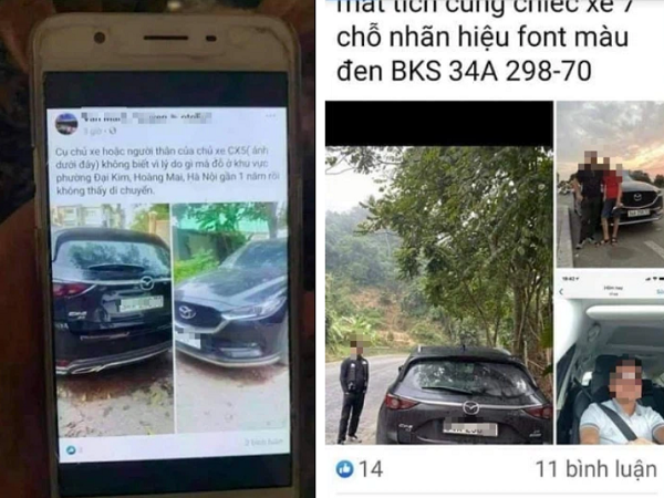 Vụ mất tích bí ẩn khi đi đòi nợ: Chiếc ô tô của người đàn ông Hải Dương từng được đăng lên mạng để tìm chủ sau gần 1 năm để ở bãi đất trống