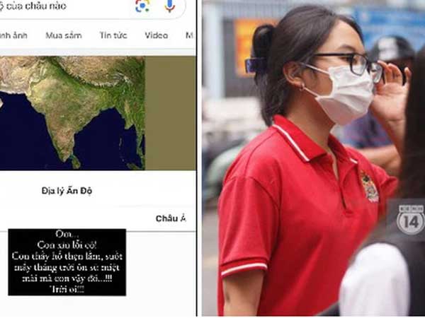 Phương Mỹ Chi thừa nhận đã nhầm 'Ấn Độ nằm ở Châu Phi' khi làm bài thi Lịch sử, nói một câu xin lỗi nghe mà xót