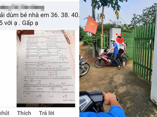 Loạt sự cố có 1-0-2 trong kỳ thi tốt nghiệp THPT: Thí sinh chụp đề Toán ra ngoài nhờ người thân giải hộ, 1 nữ sinh bỏ thi vì mới sinh con