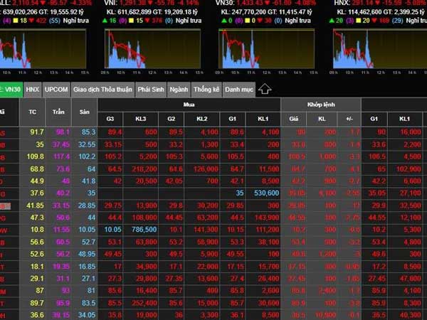 Chứng khoán Việt giảm mạnh lịch sử, vốn hóa mất 26 tỷ USD