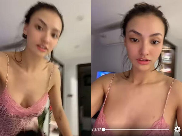 Khoe dáng trong chiếc váy mỏng manh và quyến rũ, Hồng Quế khiến dân mạng ngỡ ngàng khi để lộ vòng một 'căng tràn'