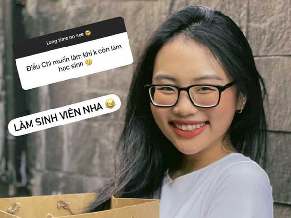 Hỏi 'điều đầu tiên muốn làm khi thi xong', Phương Mỹ Chi trả lời siêu trớt quớt như thay lời nói hộ sĩ tử 2k3