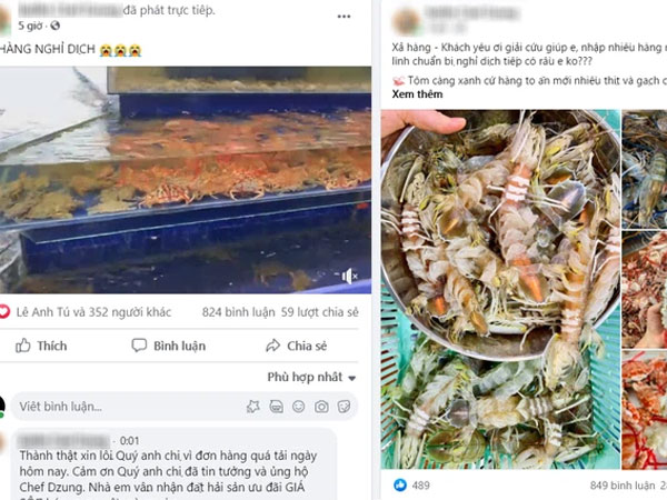 Nhà hàng buffet trở tay không kịp, xả cua Cà Mau, tôm hùm, cầu cứu khách trước giờ dừng bán