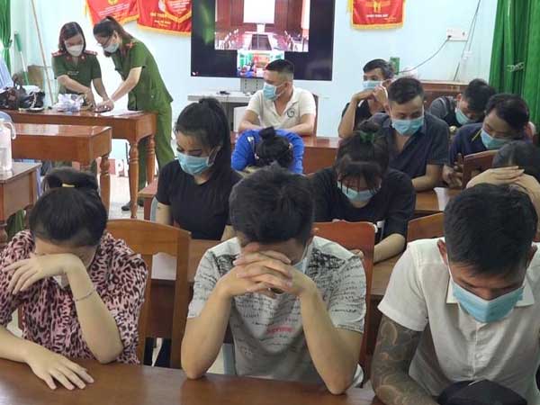 Bất chấp dịch Covid-19, 41 người thuê phòng nghỉ để sử dụng ma túy