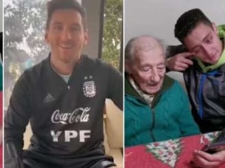 Messi nhắn gửi xúc động đến fan 100 tuổi, người đã không tiếc công làm điều đặc biệt cho Leo