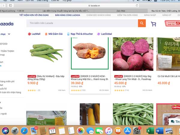 Shopee, Lazada, Tiki... cần thêm nhiều ưu đãi cho nhóm hàng thực phẩm, rau củ