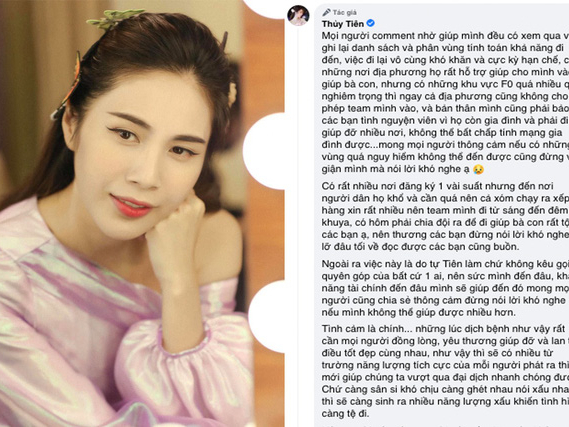 Bị chỉ trích khi làm từ thiện 20 tấn gạo, Thủy Tiên giãi bày: 'Tài chính đến đâu mình sẽ giúp đến đó, mong mọi người đừng nói lời khó nghe!'