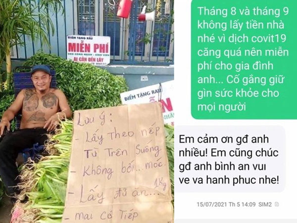 Anh bán rau xăm trổ lại hào phóng miễn phí tiền thuê nhà: Cho đi một xíu, sau này nhận lại thì sao!