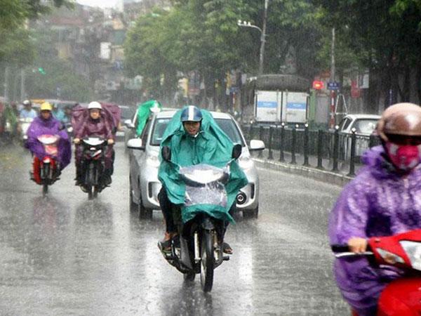 Hai đợt mưa dông lớn liên tiếp sắp tràn xuống miền Bắc