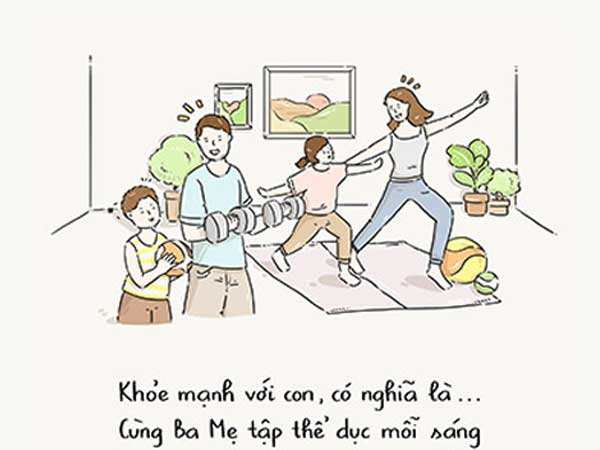 Mong muốn về cuộc sống khỏe mạnh của trẻ em trong mùa dịch qua góc nhìn hội họa