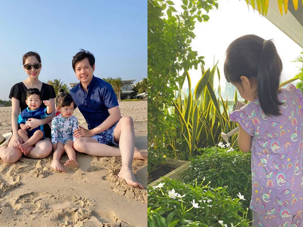 Đặng Thu Thảo khoe ảnh con gái lớn phổng phao tự chơi cực ngoan giữa mùa dịch, vô tình để lộ 1 góc penthouse đắt đỏ