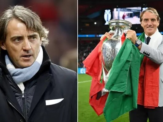 HLV Mancini bị trò cũ Man City ‘nguyền rủa’ vì vô địch EURO 2020