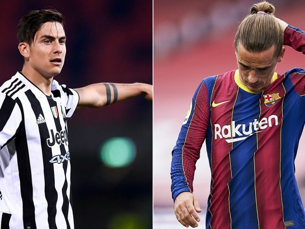 Barca dùng Griezmann đổi lấy Dybala
