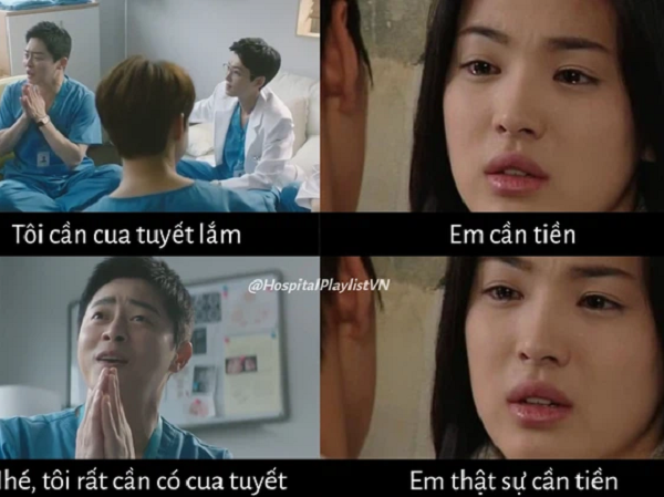 Hai chúa hề Hospital Playlist bị Song Hye Kyo - Won Bin 'nhập', ăn cua tuyết thôi mà tưởng Trái Tim Mùa Thu ùa về!