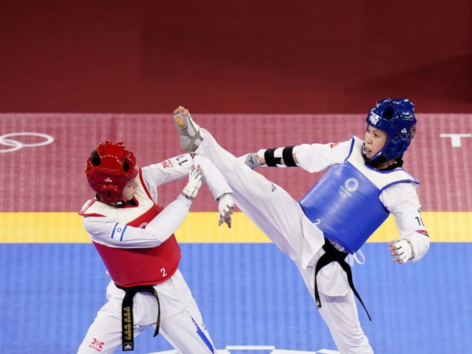 Nỗ lực đến đổ máu, Kim Tuyền (Taekwondo) phải dừng bước tiếc nuối ở Olympic Tokyo 2020