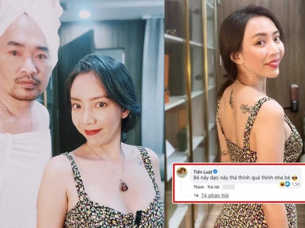 Tiến Luật 'nóng mắt' khi thấy bà xã Thu Trang thường xuyên tung ảnh 'thả thính' gợi cảm