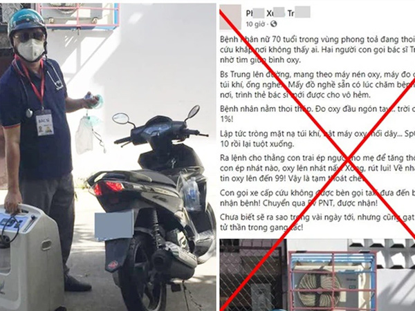 Phẫn nộ 'bác sĩ' khoe cứu sống bệnh nhân Covid-19 có chỉ số SpO2 còn 1% tại nhà, nhận vơ công chống dịch