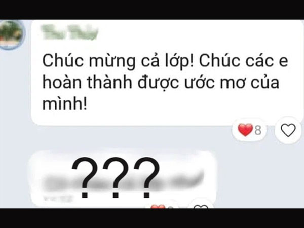 Biết tin cả lớp đậu 100% tốt nghiệp, cô giáo nhắn chúc mừng sau đó làm 1 hành động khiến ai cũng khóc rưng rưng