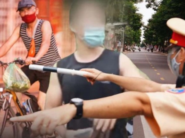 Muôn kiểu chống chế lệnh giãn cách của các 'thánh yêu thể dục' ở Hà Nội: Khi cái bánh mì, mớ rau và cả vợ... thành đạo cụ diễn xuất