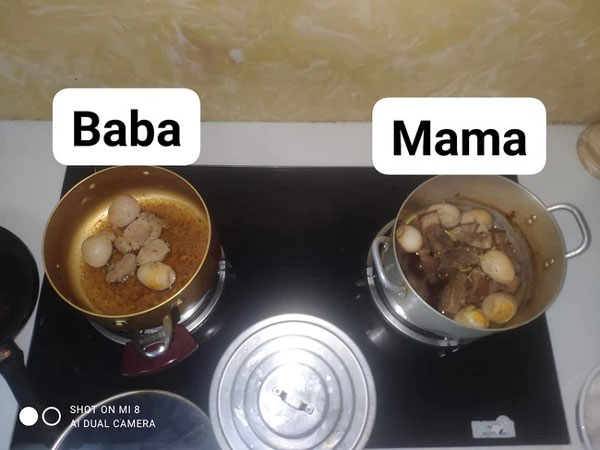 2 nồi thịt kho trên bếp và câu chuyện vợ chồng giận nhau khiến con mất giường ngủ được chia sẻ rầm rộ MXH