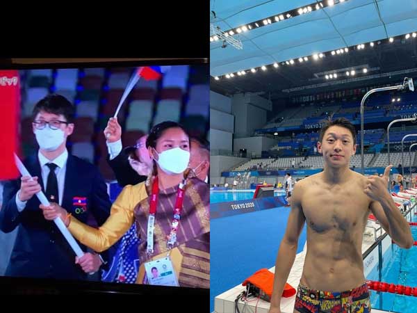 Trai đẹp cầm cờ tại Olympic 2020: Con lai Việt - Lào, ôm trọn combo mặt đẹp + body 'múi sầu riêng' mê ly
