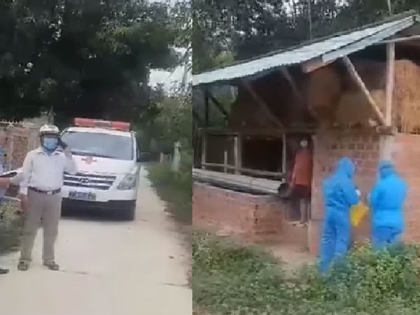 Nghe tin con từ TP HCM về, cha tức tốc chạy đi báo chính quyền rồi cho cách ly ở chuồng bò