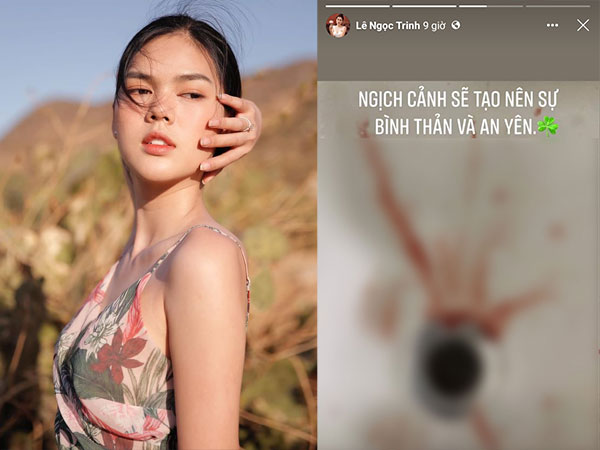Lê Ngọc Trinh gây lo lắng khi đăng ảnh bồn nước đầy máu sau cú sốc bị bạn trai cầu thủ 'cắm sừng'