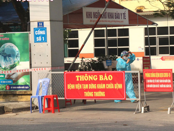 3 công nhân ở Hải Dương nghi mắc COVID-19, phong tỏa tạm thời 1 trung tâm y tế huyện