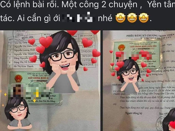 Khoe mẽ 'lệnh bài' giấy tình nguyện viên để lách qua chốt kiểm dịch, cô gái trẻ nhận về trái đắng