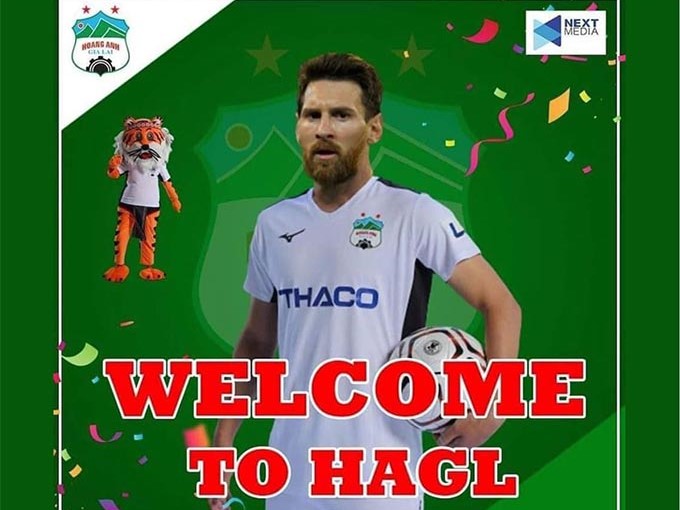 HAGL đưa... Messi vào tầm ngắm