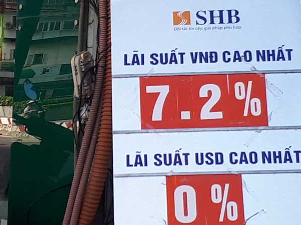 Chênh lệch lãi suất huy động và cho vay cao, ngân hàng thu lãi đậm