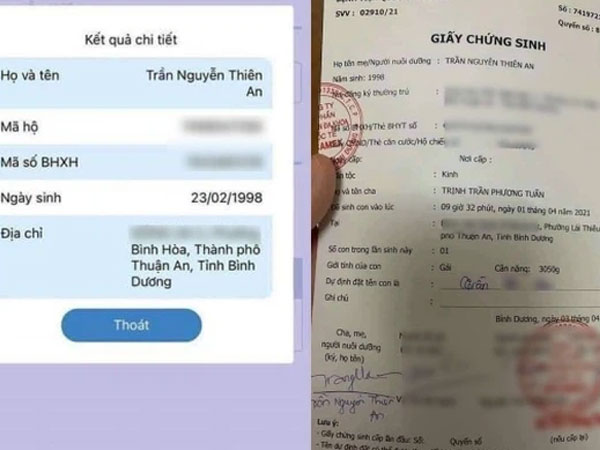 'Thánh soi' chỉ ra loạt chi tiết trùng khớp chứng minh giấy chứng sinh nghi của con gái Jack và Thiên An là thật?