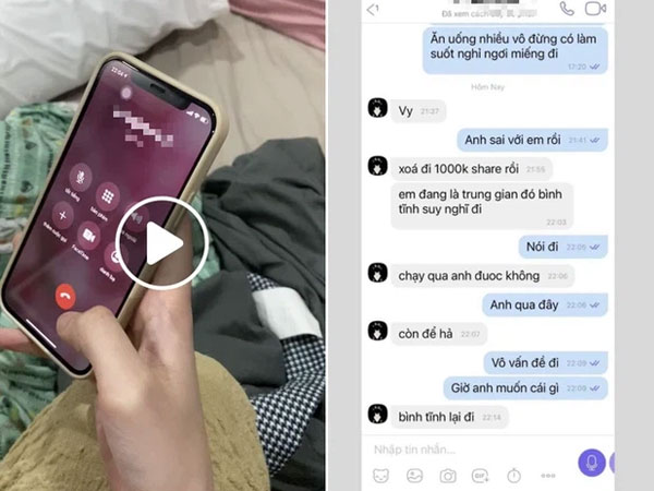 Clip nghi vấn Jack nhắn tin xin bạn gái xoá bài tố cáo nhưng lại vội dập máy khi bị gọi điện đối chất trực tiếp