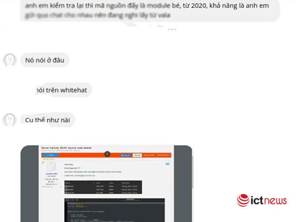 Bkav nói gì trước thông tin log chat nội bộ của công ty bị lộ?