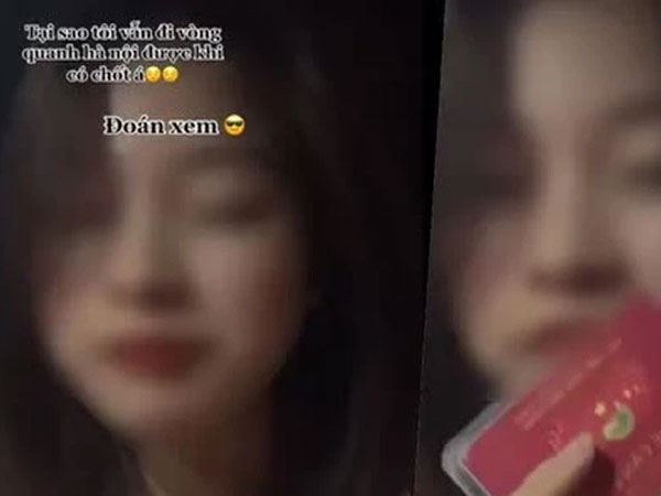 Vụ đăng clip khoe 'tấm thẻ đỏ của ba' để đi vòng quanh khi TP đang giãn cách xã hội, cô gái bị xử phạt 12,5 triệu đồng
