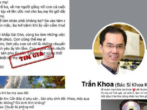 Xử phạt 2 chủ tài khoản Facebook chia sẻ tin 'bác sĩ nhường ống thở của ba mẹ cứu sản phụ'