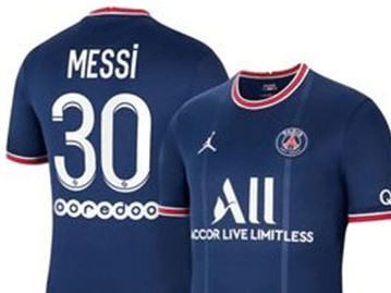 Áo đấu Messi ở PSG 'cháy hàng' trong thời gian kỷ lục