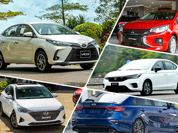 Xe sedan dưới 700 triệu tháng 7/2021: Accent tụt hạng, Vios vẫn ngôi đầu
