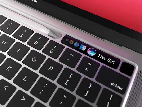 Lộ diện mô hình MacBook Pro với khay chứa bút cảm ứng