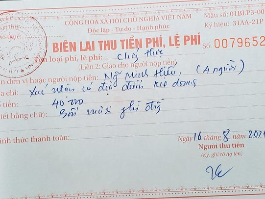 Đến ký xác nhận hỗ trợ gặp khó khăn do Covid-19, phải nộp 'lệ phí' 10.000 đồng?