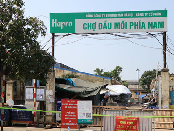 Hà Nội mở lại chợ đầu mối phía Nam